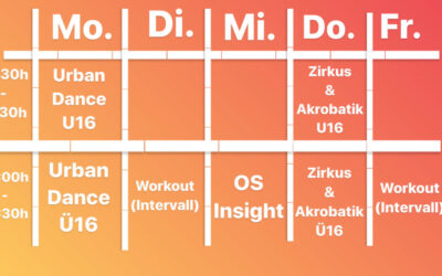 Update Online Kursplan